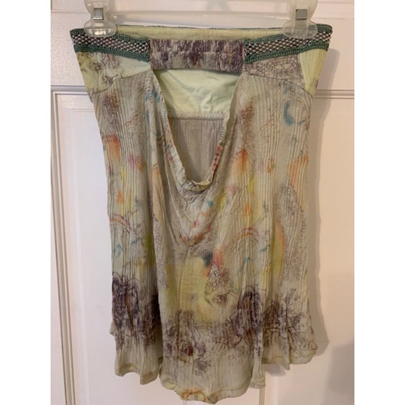 Free People// beaded/print tube top - Picture 3 of 7